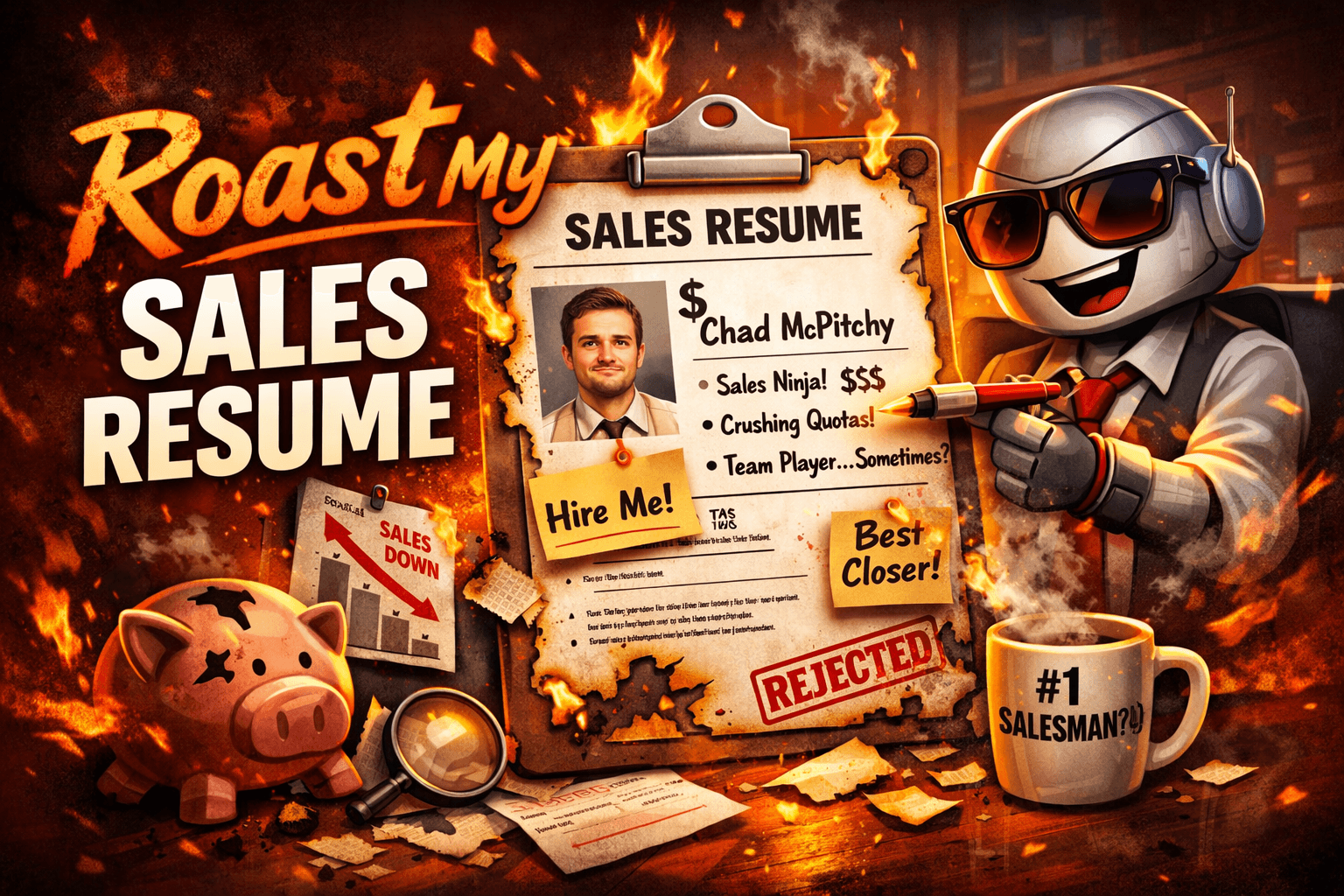 Roast My Sales Resume: Get Honest Sales Resume Feedback in Minutes