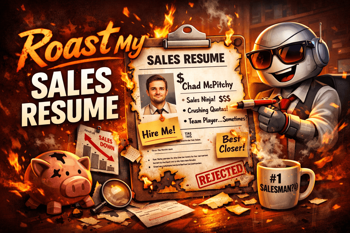 Roast My Sales Resume: Get Honest Sales Resume Feedback in Minutes