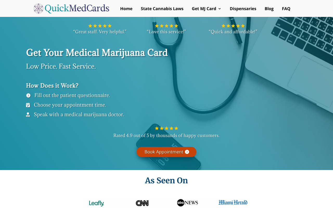 Screenshot of QuickMedCards